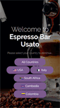 Mobile Screenshot of espressobarusato.com