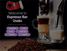 Tablet Screenshot of espressobarusato.com